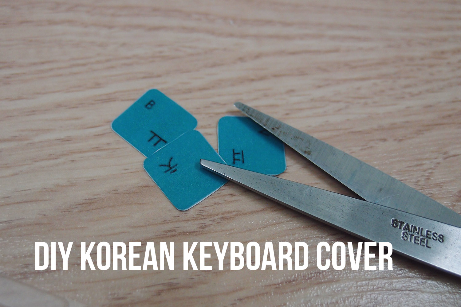 HOW TO: KOREAN KEYBOARD